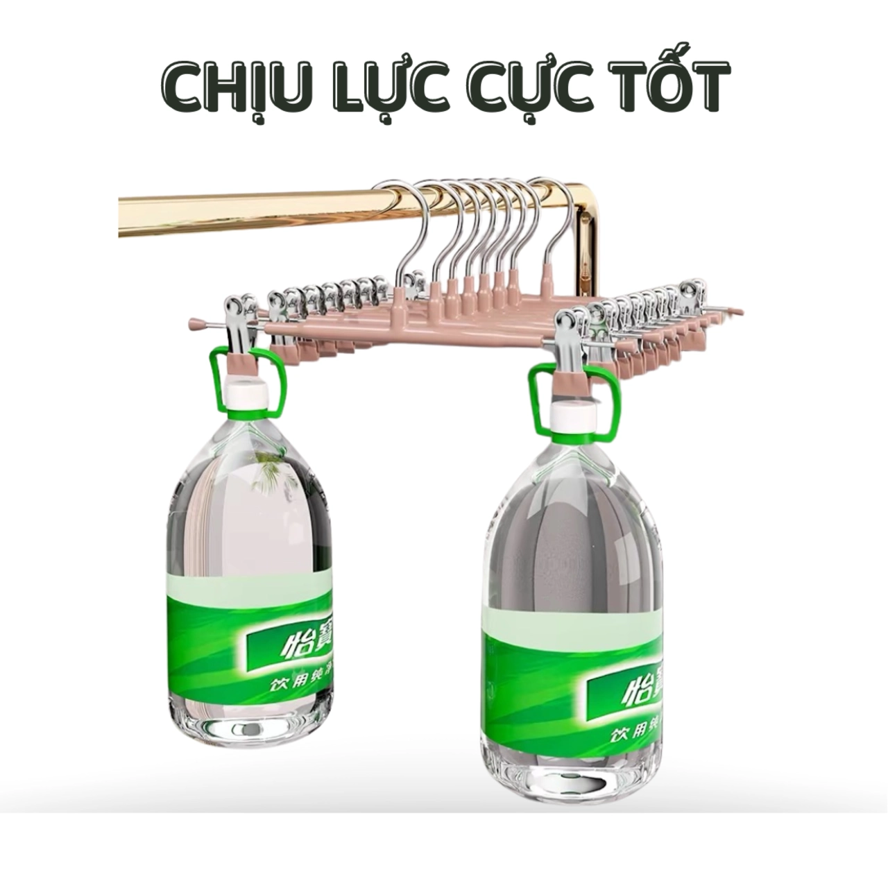 Móc Kẹp Quần Áo Inox Bọc Nhựa Cao Su Chống Trơn Trượt Không Để Lại Vết Hằn Trên Vải - FL55